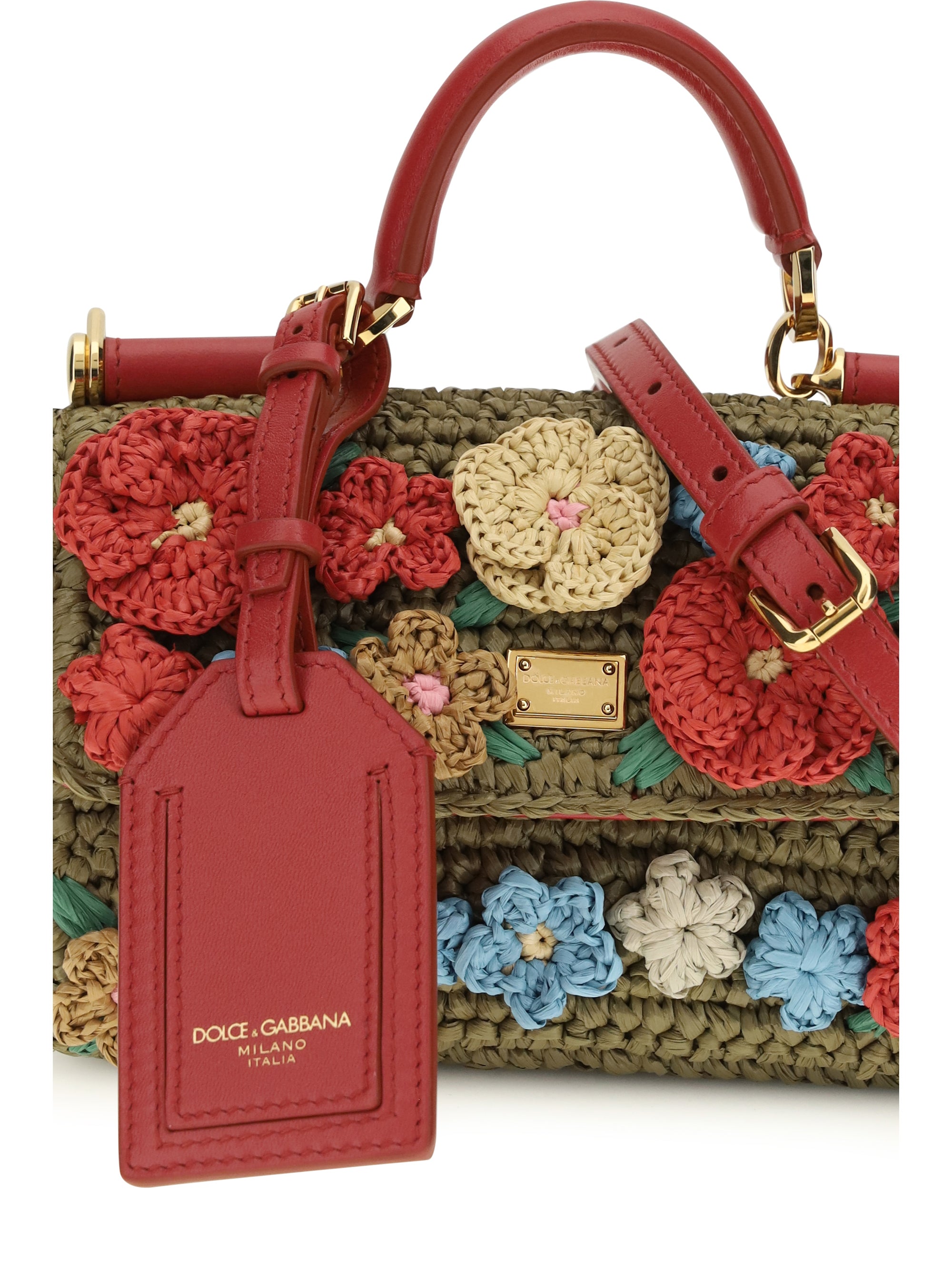 DOLCE &amp; GABBANA OS my sicily crochet handbag