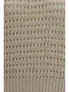 dazzling open-knit virgin wool and cashmere sweater