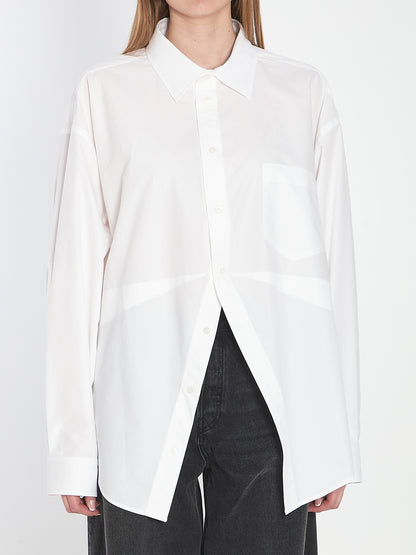 BALENCIAGA 38 poplin shirt