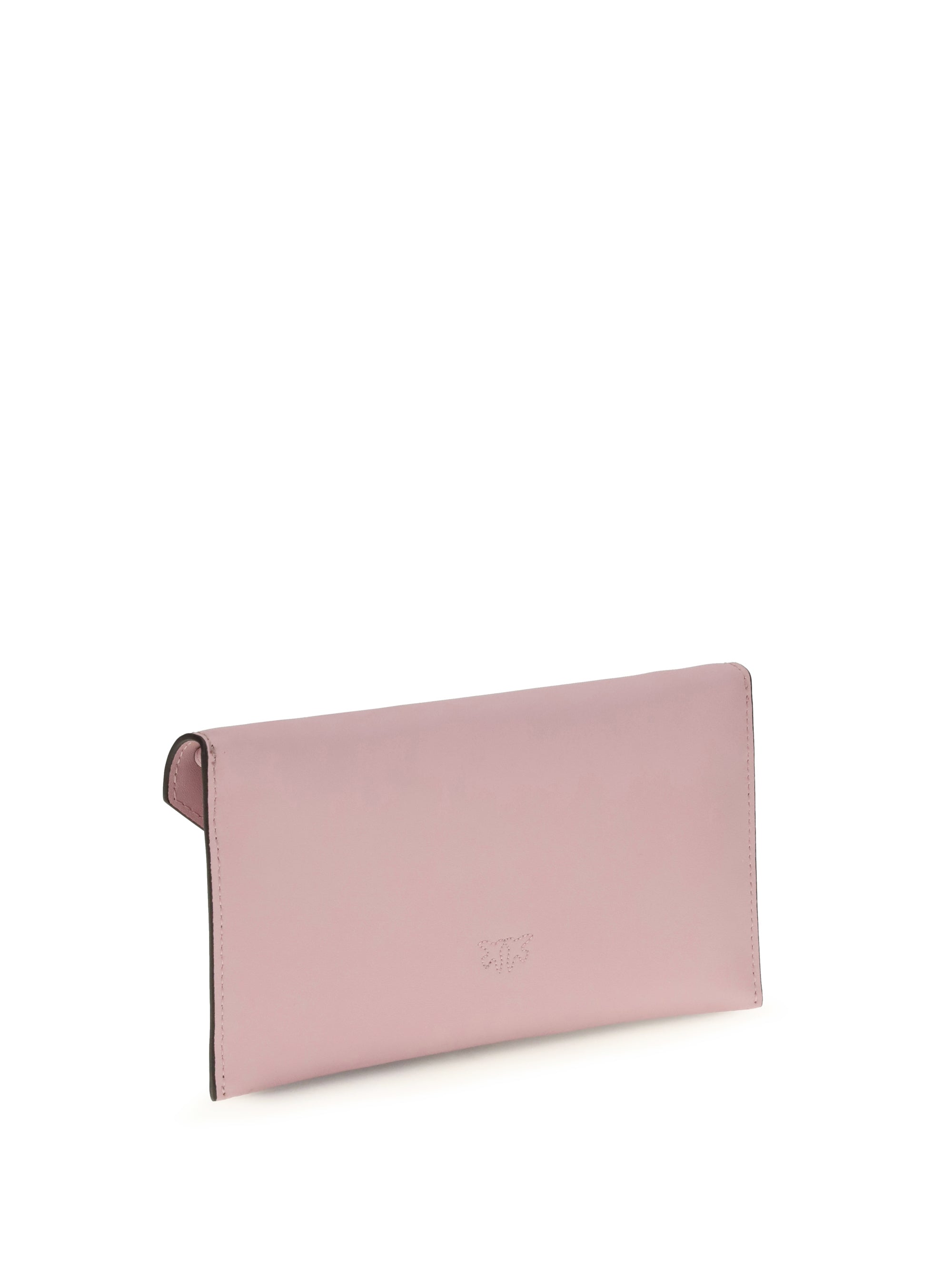 PINKO OS love birds logo mini clutch bag