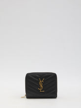 SAINT LAURENT OS cassandre matelassé compact wallet