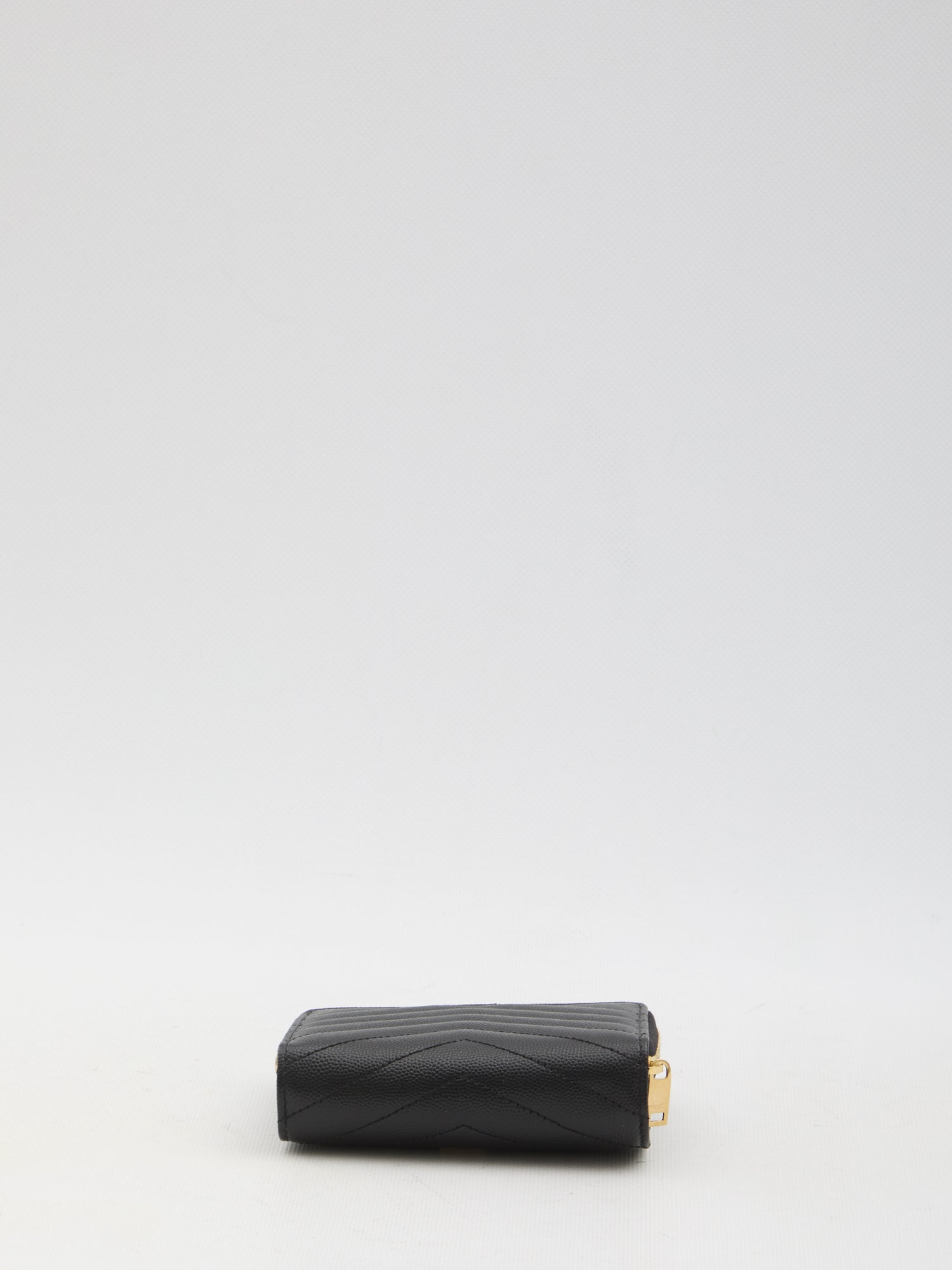SAINT LAURENT OS cassandre matelassé compact wallet