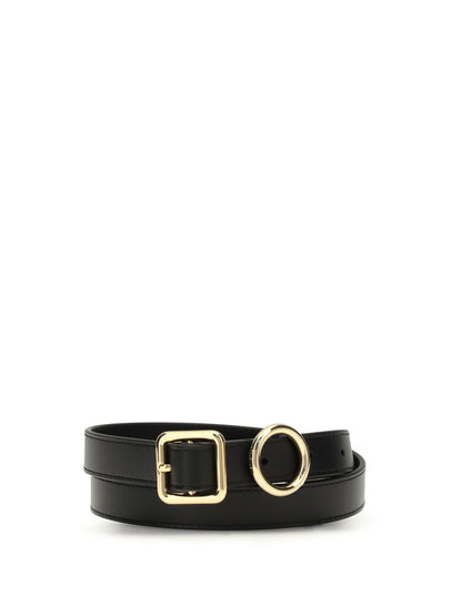 JACQUEMUS 75 small leather regalo belt