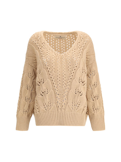 ERMANNO SCERVINO 40 perforated cashmere sweater 