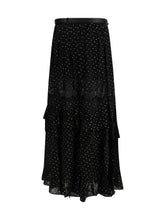 SELF-PORTRAIT 8 chiffon lace maxi skirt