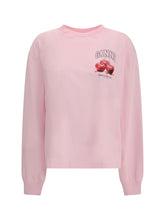 GANNI L long-sleeve t-shirt with cherries print