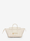 white cotton small new luggage bag