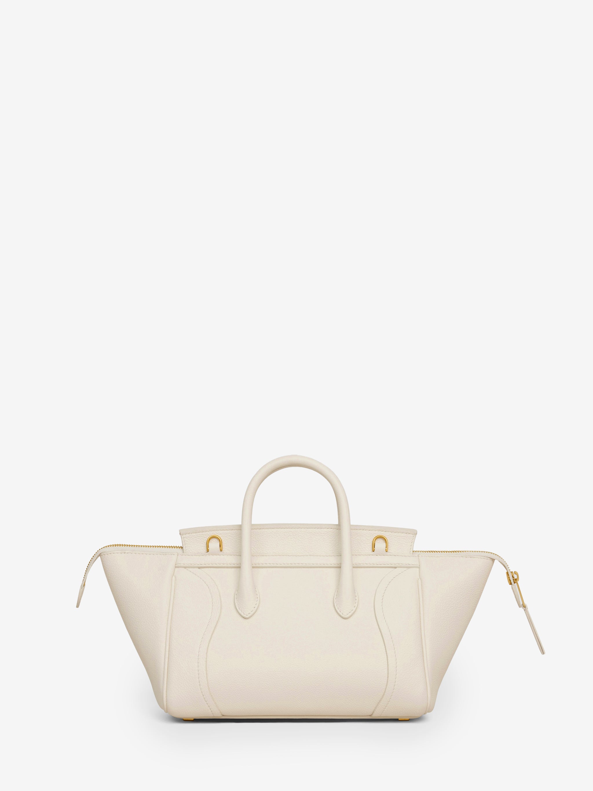 white cotton small new luggage bag
