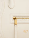 white cotton small new luggage bag