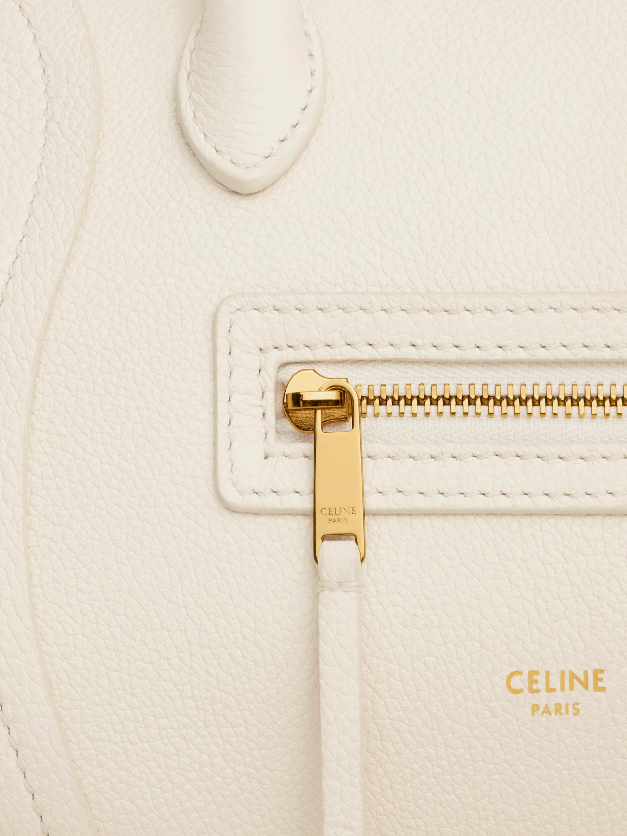 white cotton small new luggage bag