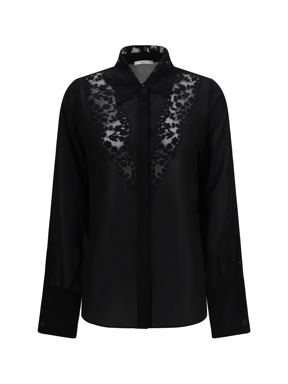 FENDI 40 georgette shirt