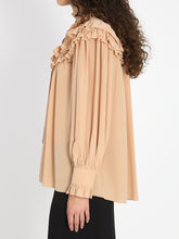 CHLOE 36 oversized shirt with ruffles
