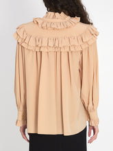 CHLOE 36 oversized shirt with ruffles

