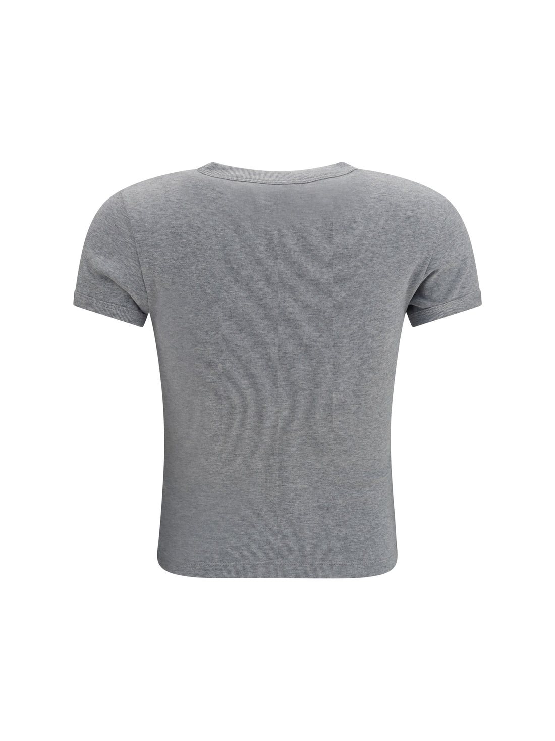 SAINT LAURENT M fitted cotton t-shirt with embroidered logo