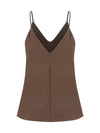 stretch silk top