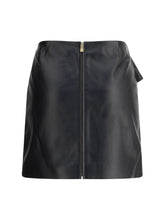VERSACE 42 lambskin miniskirt