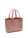 leather tote bag with spikes