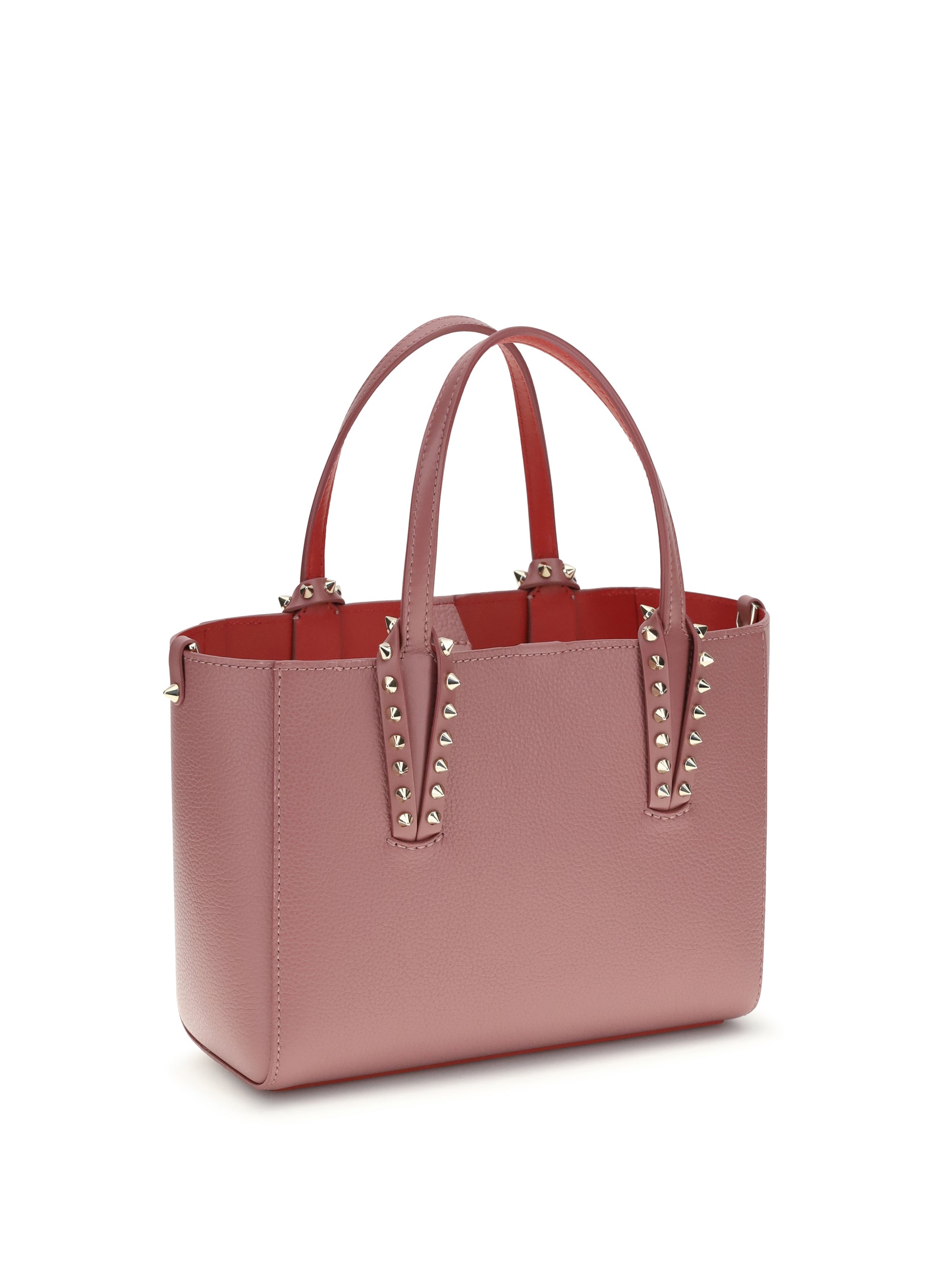 leather tote bag with spikes