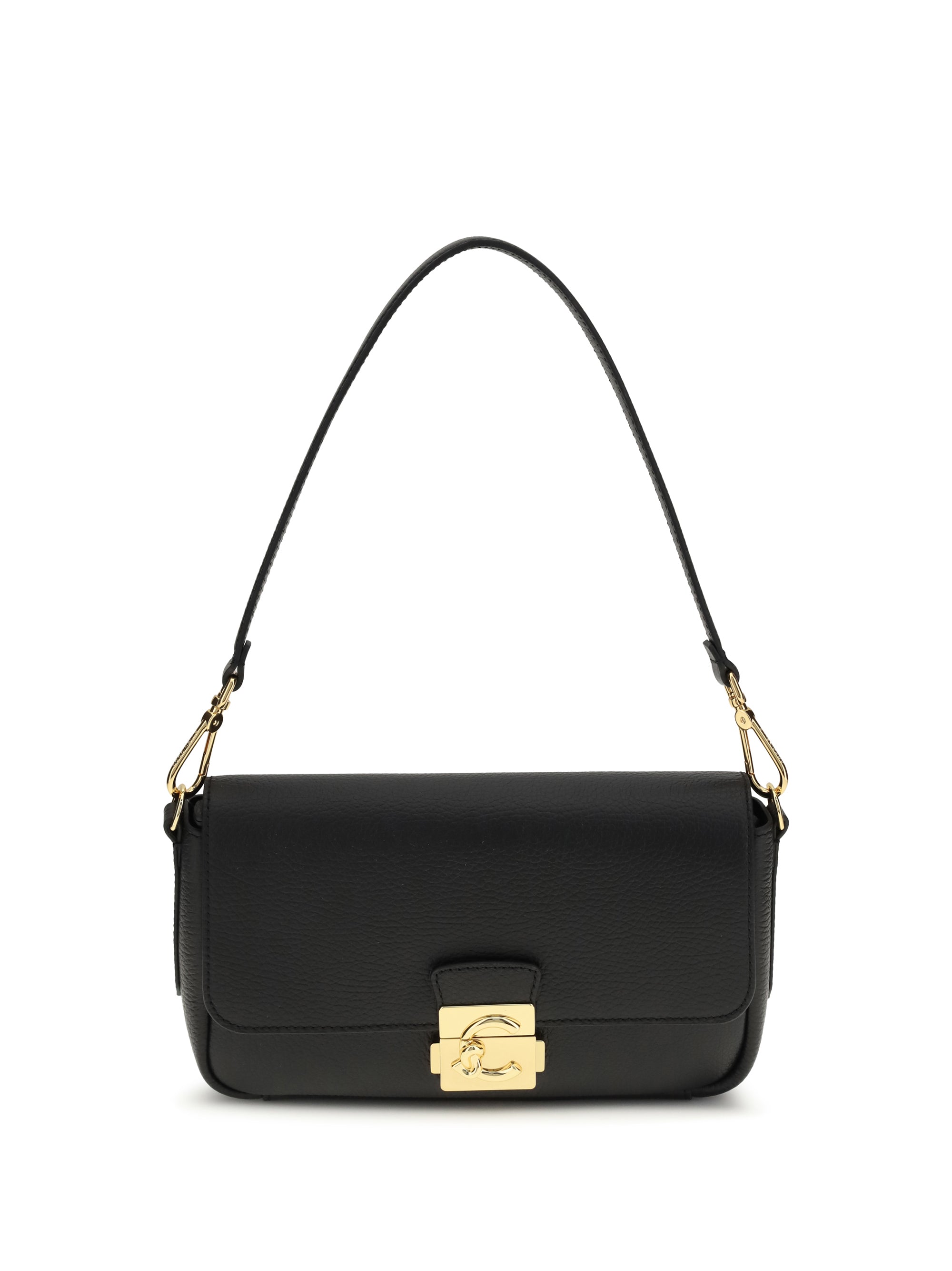 large c-me lock shoulder bag