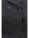 rolo double-breasted silk and wool blazer