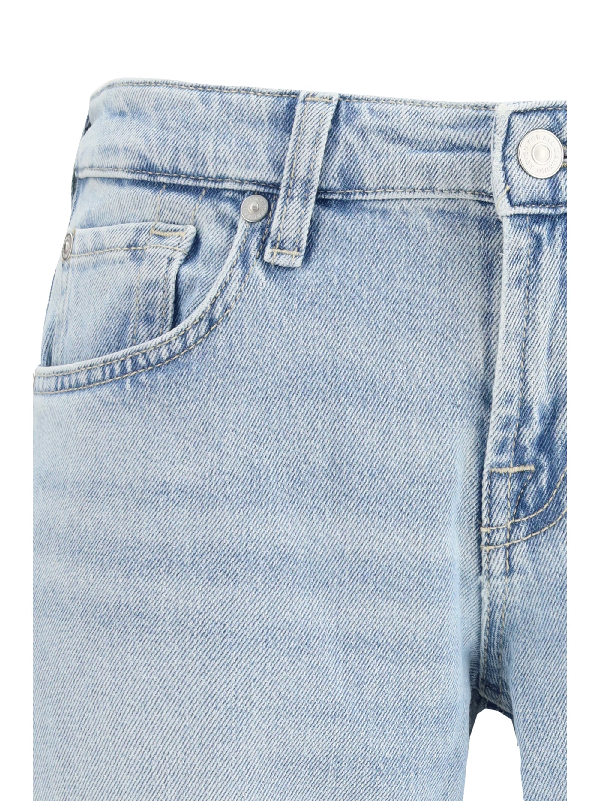 low straight jeans