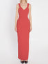 SOLACE LONDON 10 nalani maxi dress in red