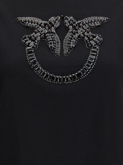 PINKO M embroidered logo t-shirt 