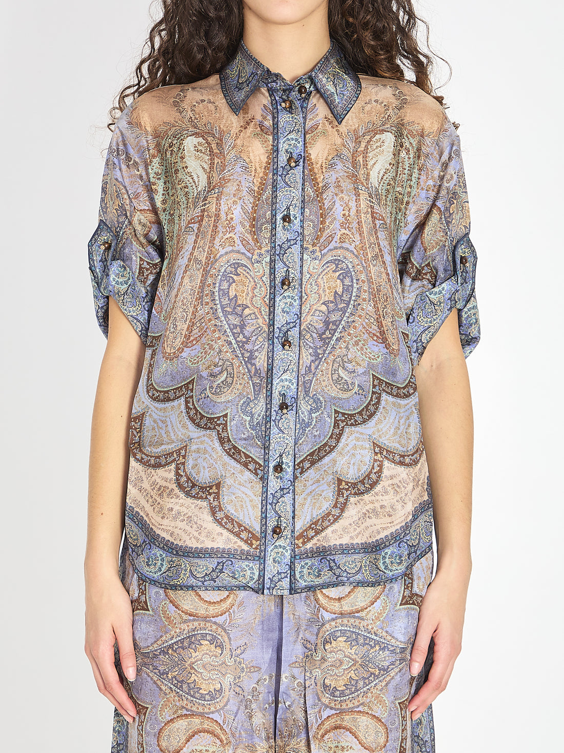 ZIMMERMANN 0 wanderlust short-sleeve shirt