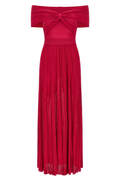 the antonino valenti ginevra long dress exemplifies the mastery in knitting thro