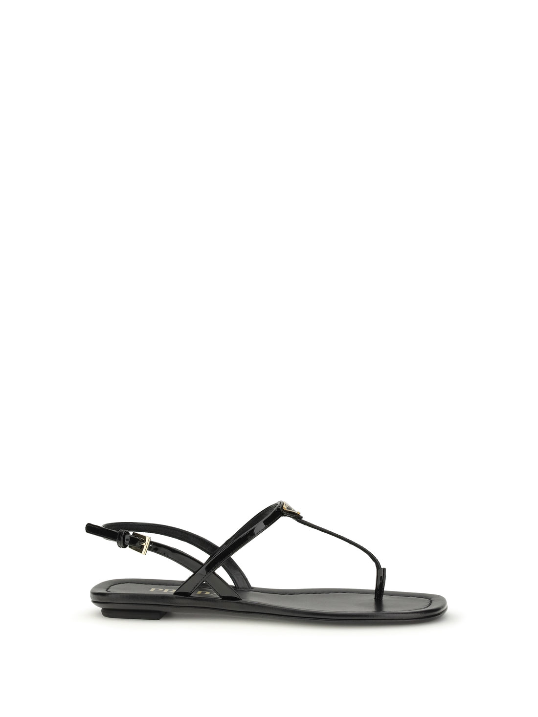 PRADA 36 leather flip-flop sandals