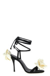 satin sandals