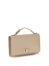 peekaboo leather chain wallet