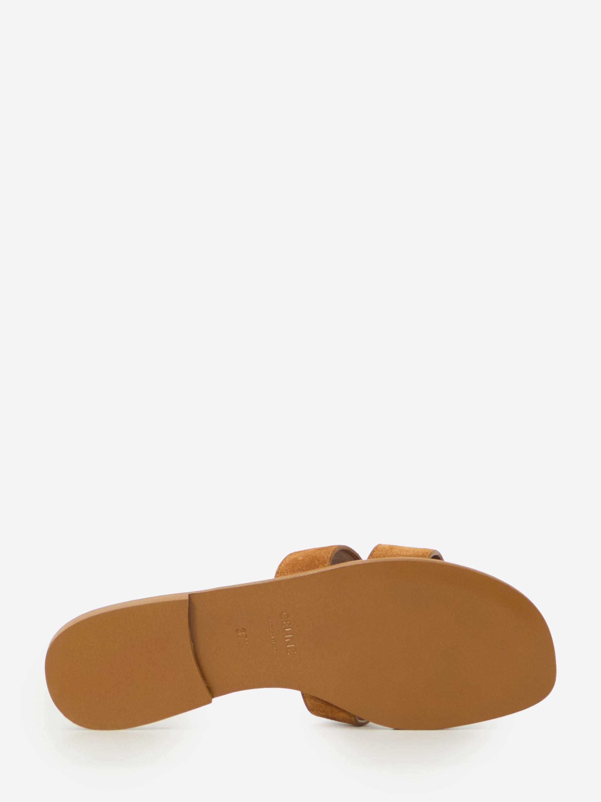 marina mule in suede calfskin