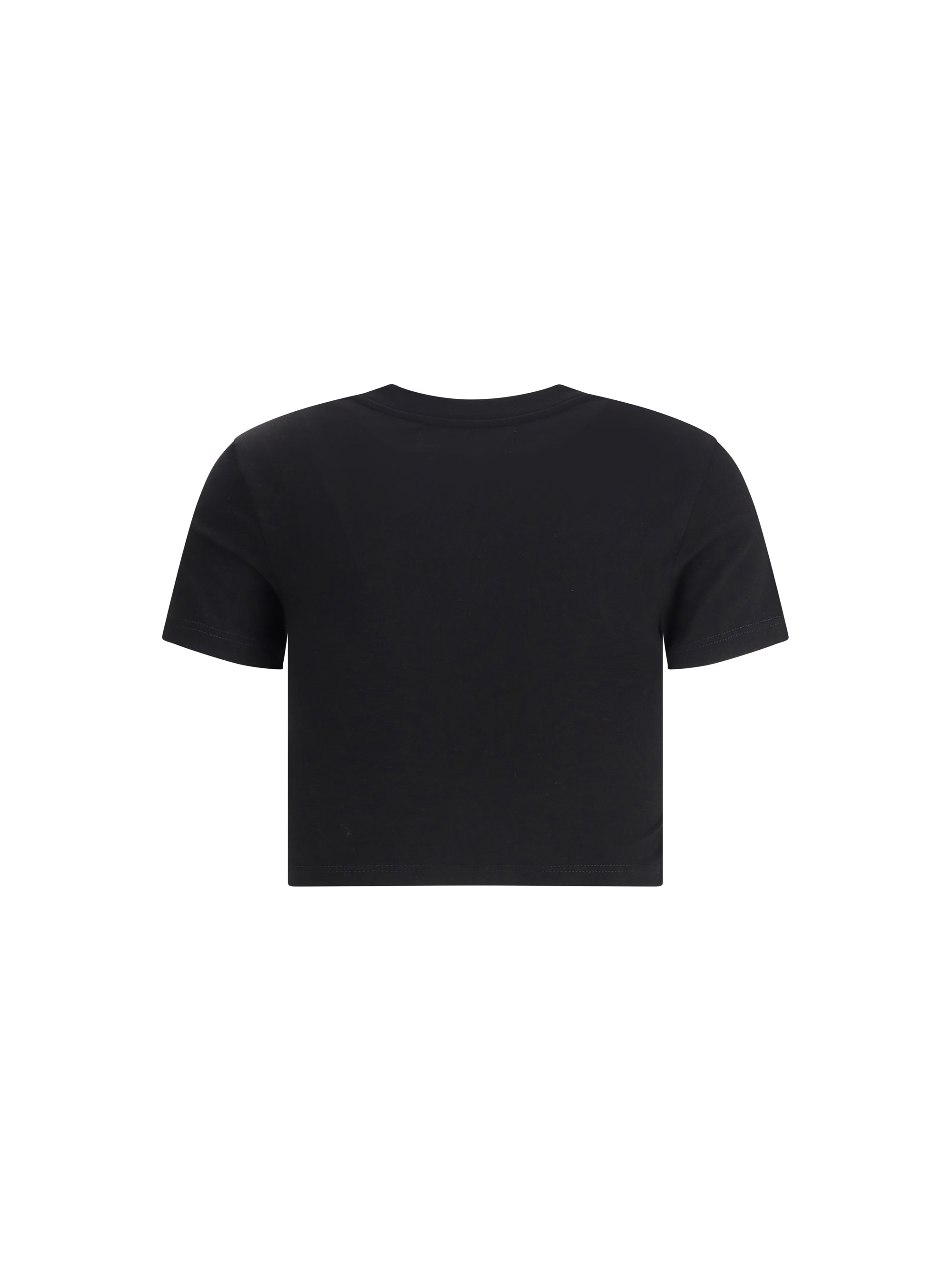 FIORUCCI M cherry mouth graphic crop t-shirt