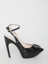ROGER VIVIER 38 choc buckle sling back pumps