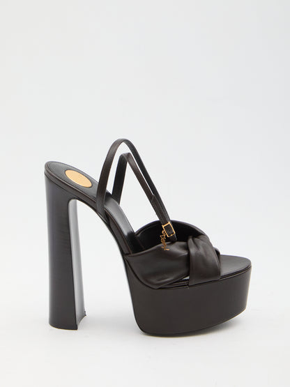 SAINT LAURENT 36 franciane platform sandals