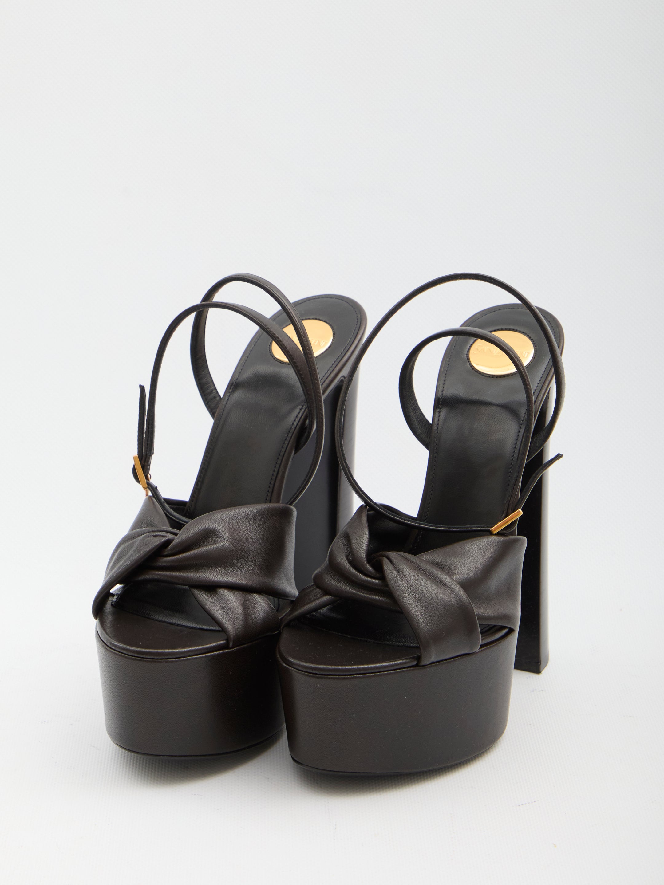 SAINT LAURENT 36 franciane platform sandals
