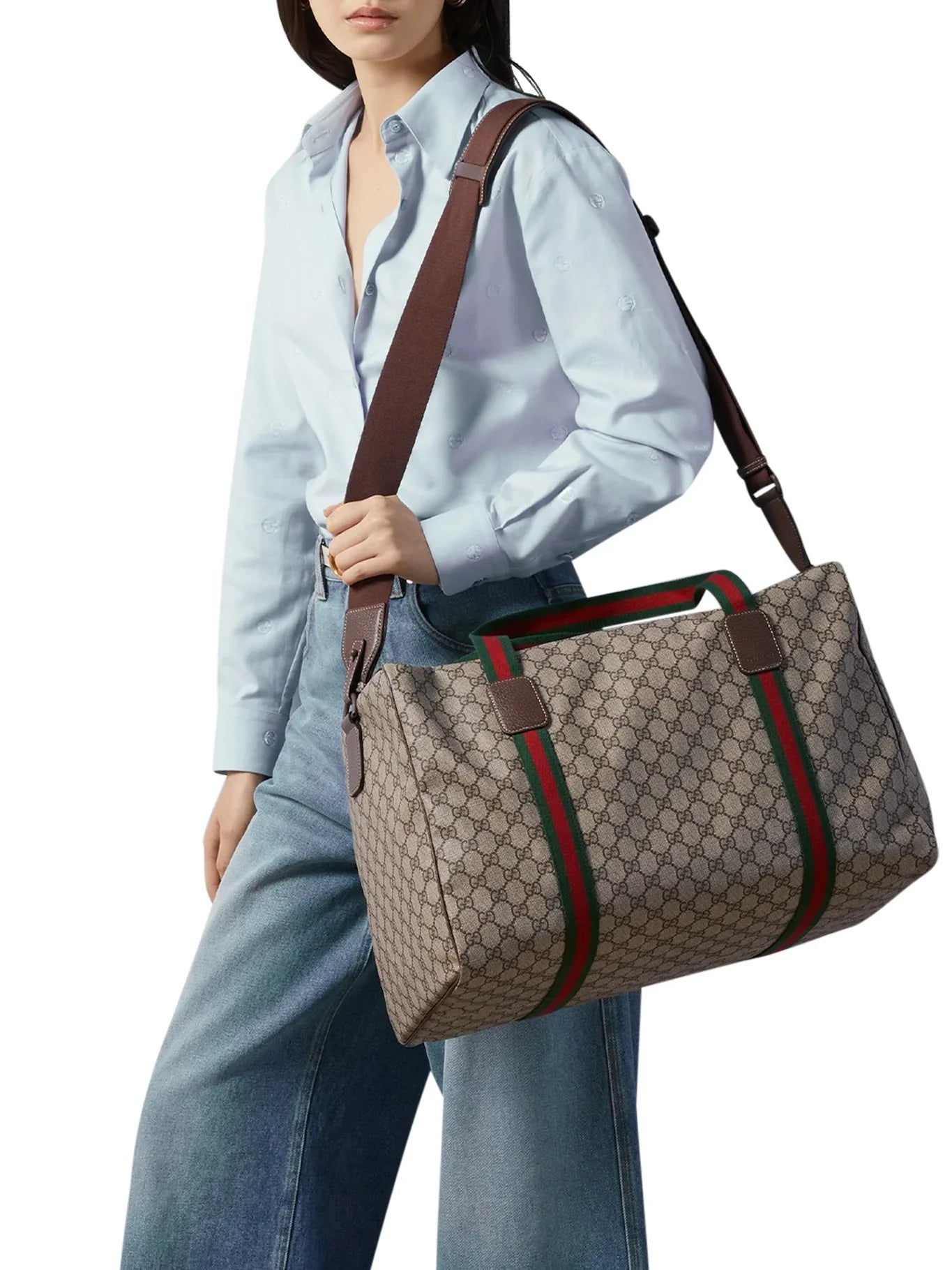 Medium Duffle Bag with Web Detail