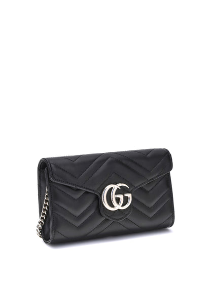 gg marmont wallet with chain
