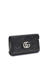 gg marmont wallet with chain
