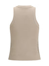top in cotton with luminous embroidery