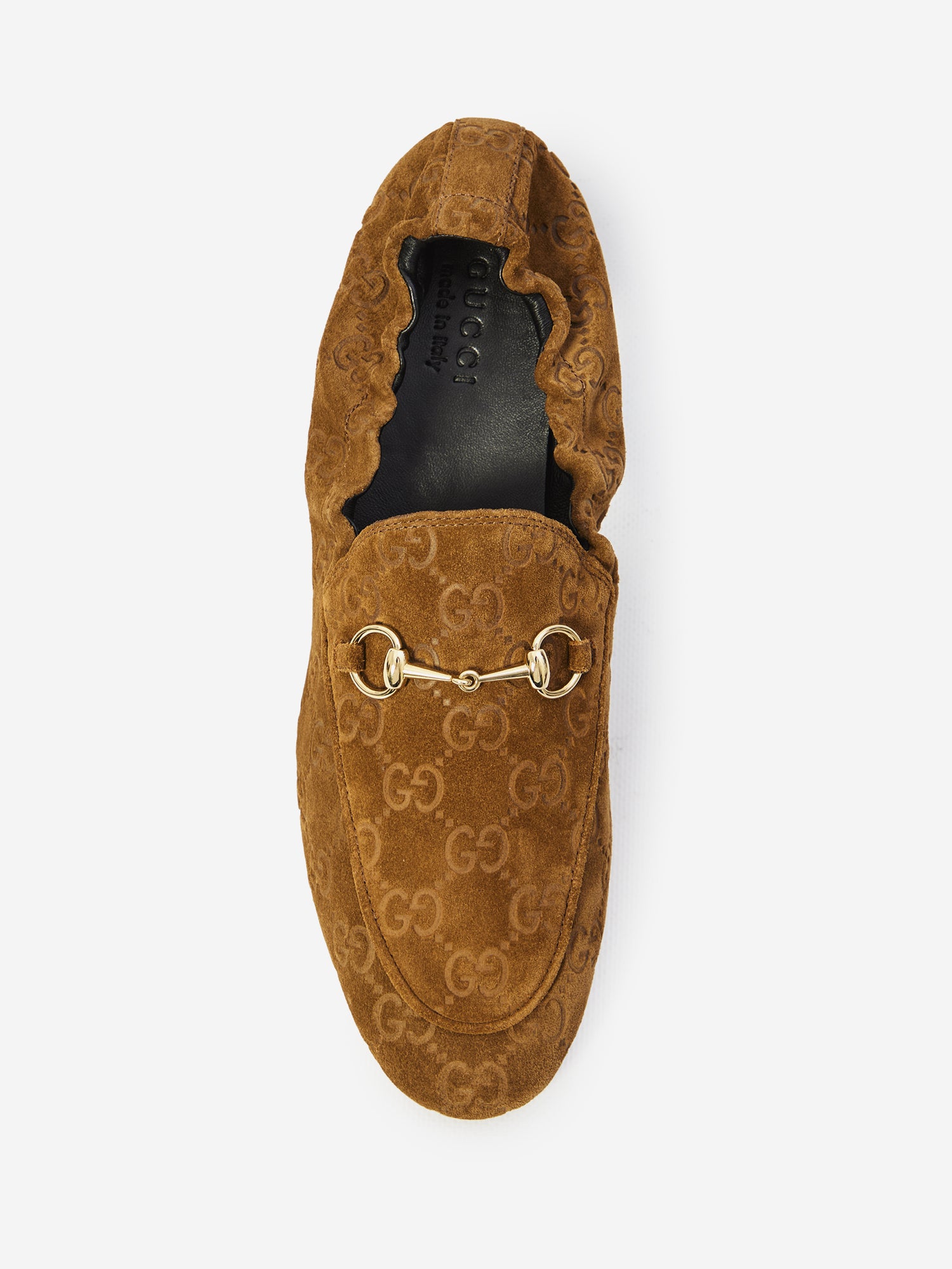 GUCCI 36 loafers with horsebit