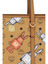 toni printed canvas tote bag