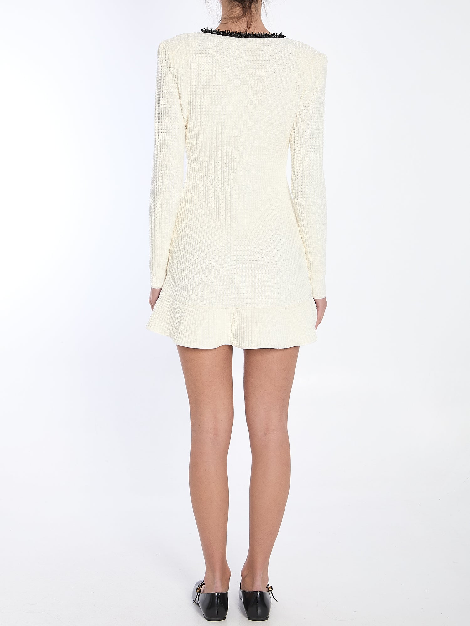 SELF PORTRAIT M knit mini dress