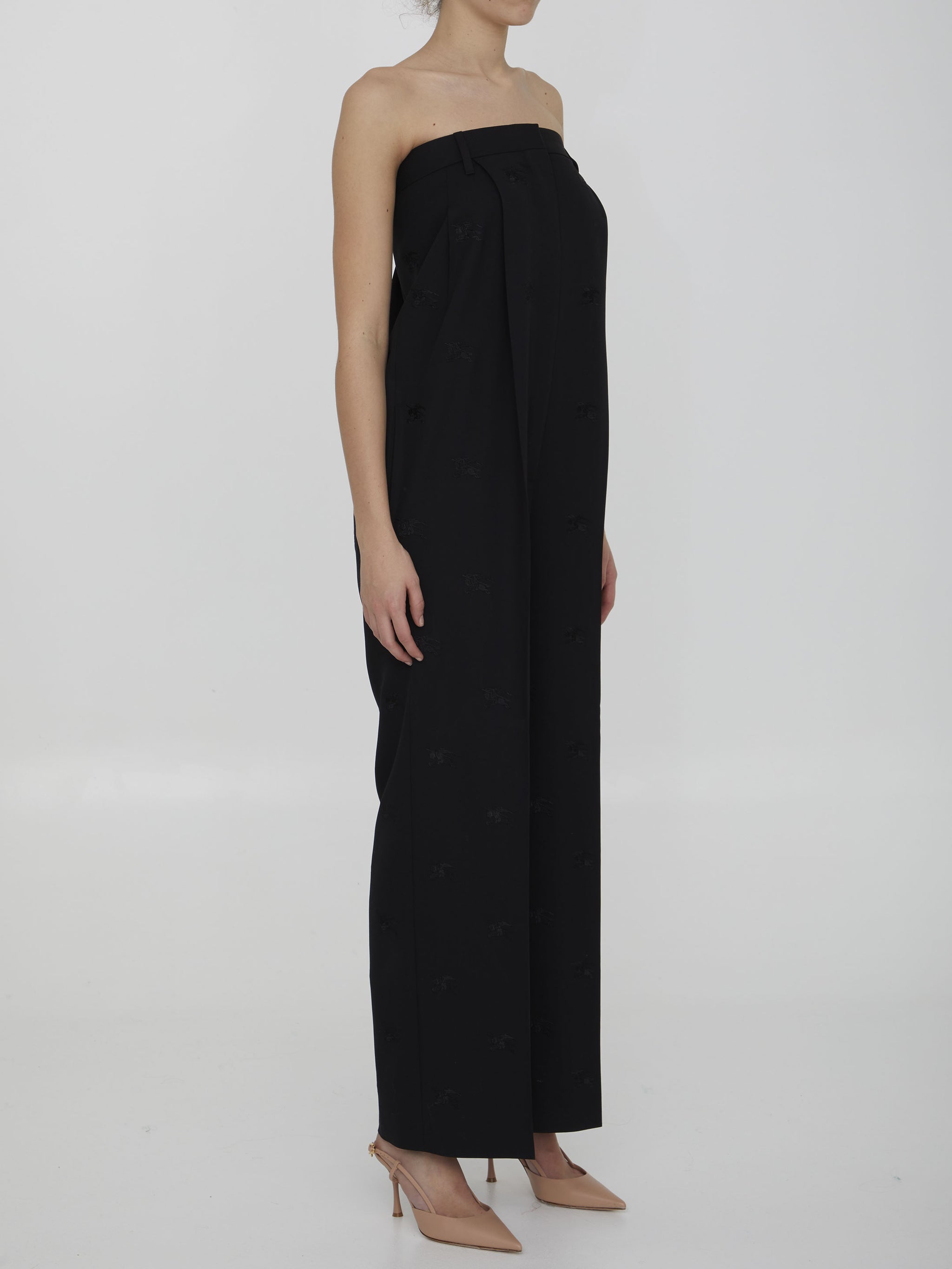 tailored wool jumpsuit