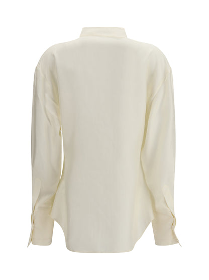 ROHE 36 shaped silk tuxedo shirt