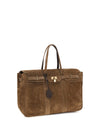 explorer suede travel bag