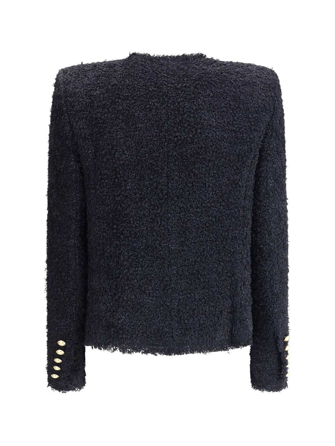 BALMAIN 36 tweed spencer jacket