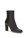 cherry intrecciato ankle boots