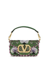 locò shoulder bag with floral embroidery